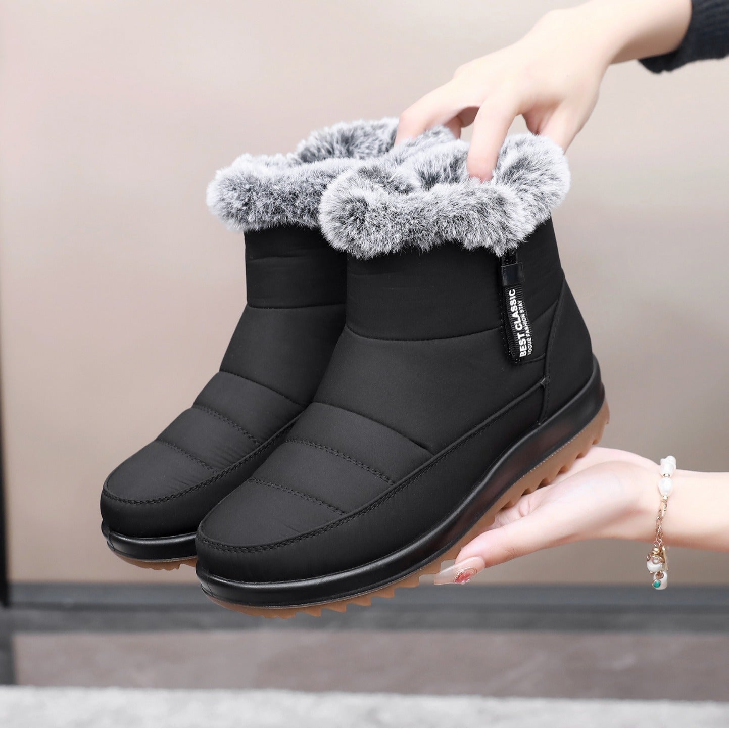Women's Waterproof Ankle Boots Non-Slip Comfort and Style 4