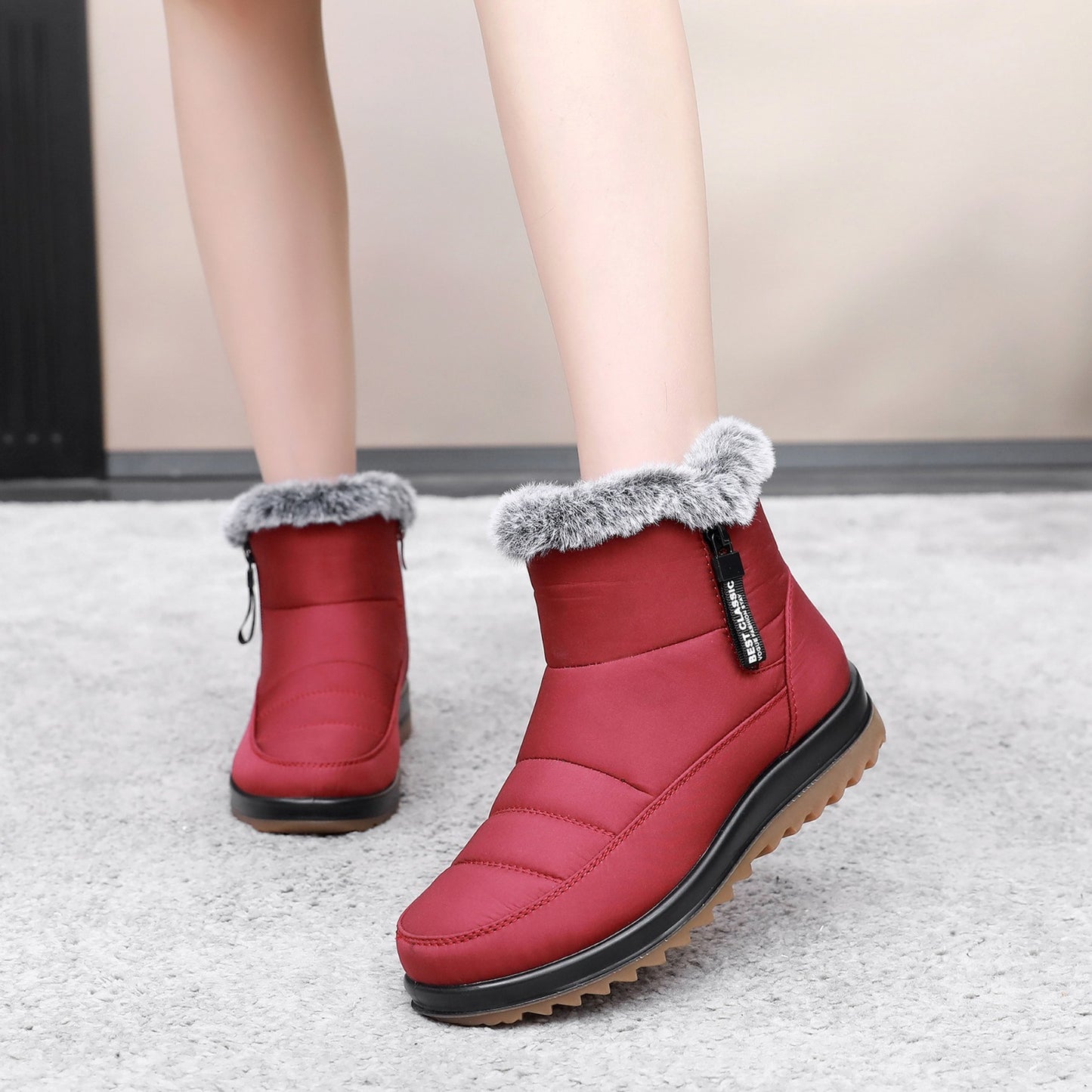 Women's Waterproof Ankle Boots Non-Slip Comfort and Style 7