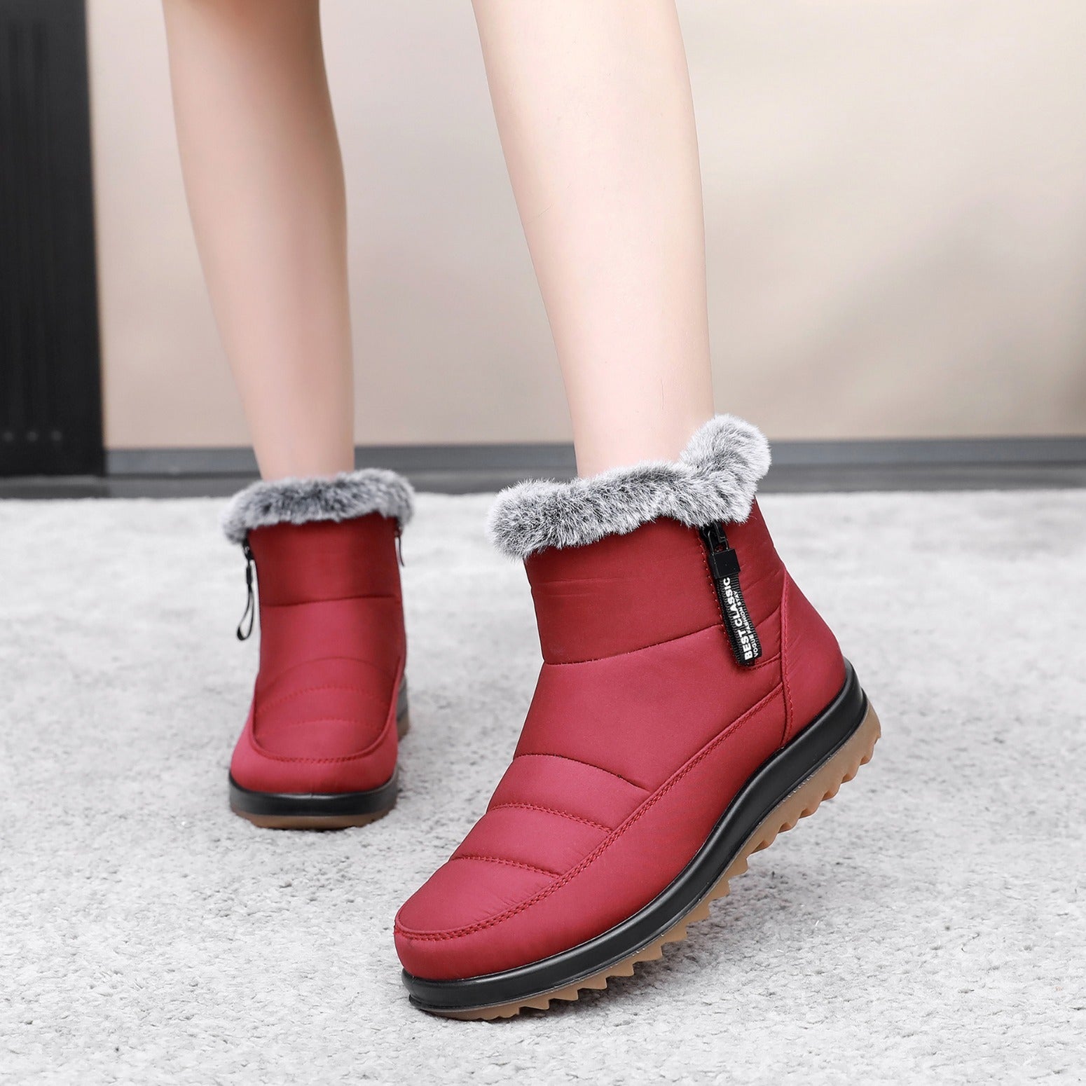 Women's Waterproof Ankle Boots Non-Slip Comfort and Style 7