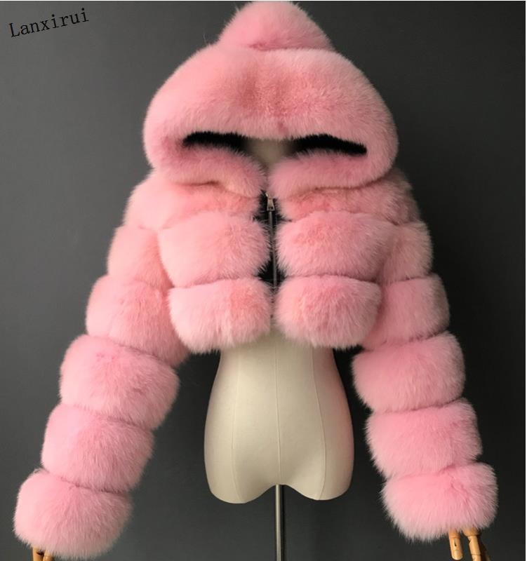 Women's Faux Fur Coat Stylish Winter Outerwear 3