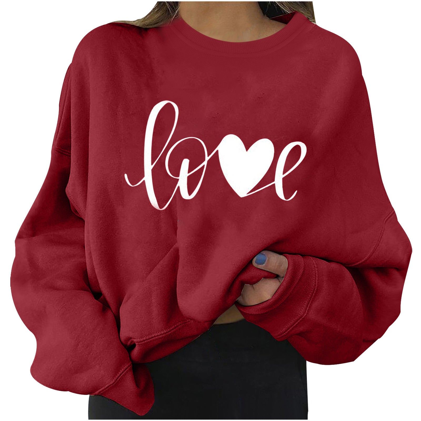 Women's Cozy Oversized Sweater Casual Knit Soft Fabric 2