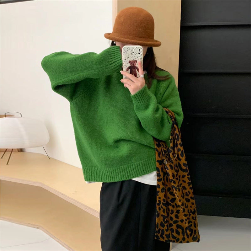Women's Korean Style Knitted Top Elegant and Comfortable 8
