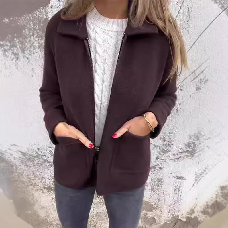 Women's Long Cardigan Sweater Wool Blend for Cozy Elegance 2