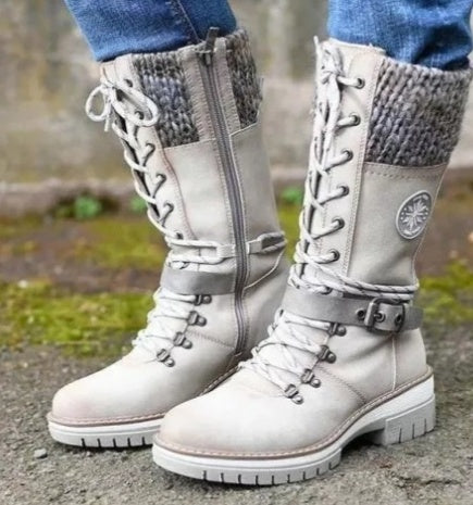Women's Elegant High Heel Winter Boots for Plus Sizes 1