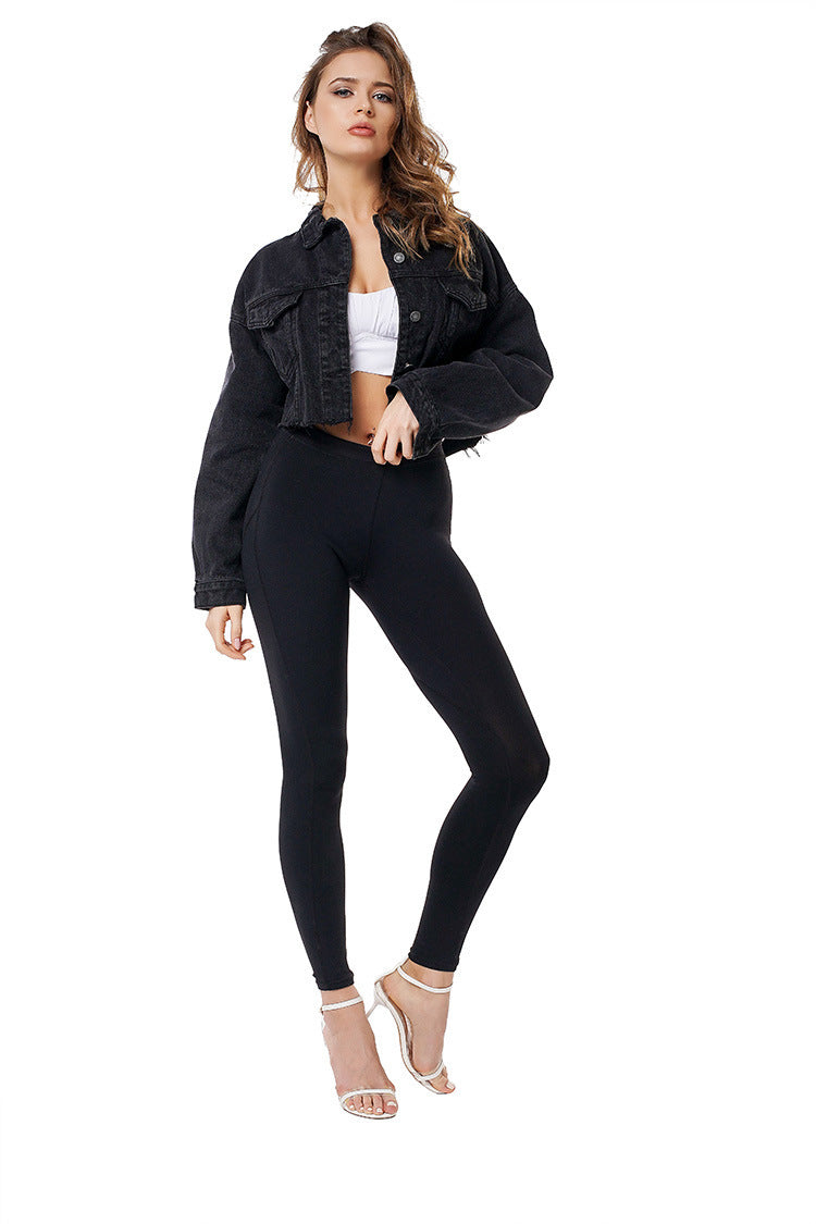 Women's Trendy Loose Fit Denim Jacket Casual Style 4