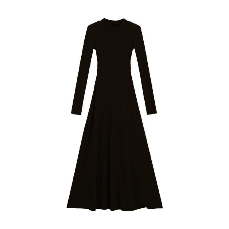 Women's Elegant A-Line Dress Slimming Polyester Long Sleeve 7