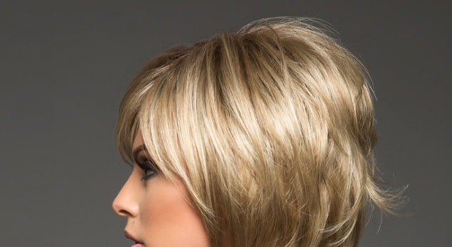 Women's Stylish Wig With Oblique Bangs High-Temperature Wire 2