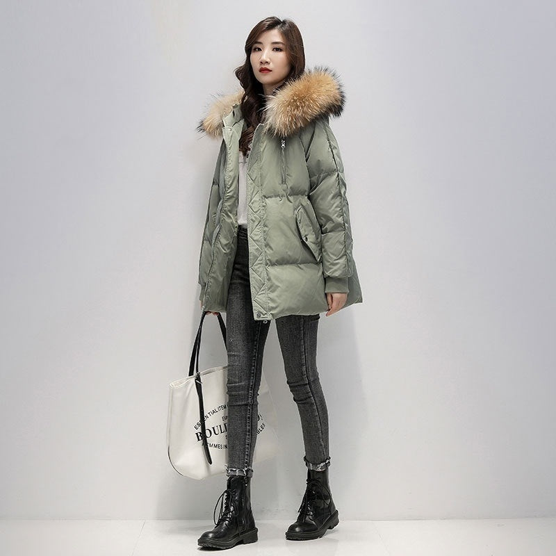 Women's Urban Style Down Padded Jacket Cotton 4