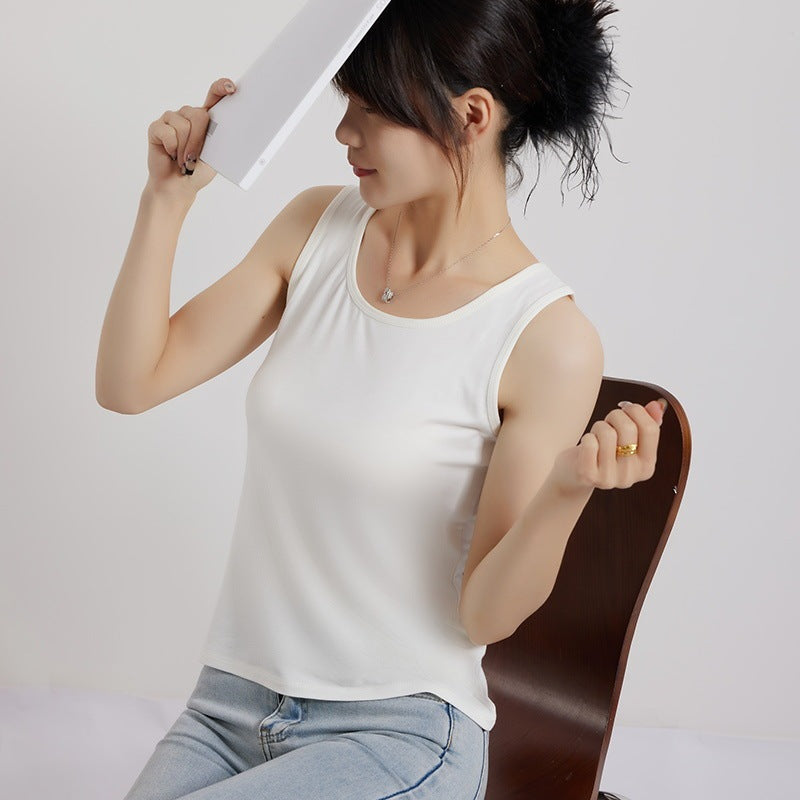 Women's Casual Sleeveless Modal Vest Comfortable Lightweight 7
