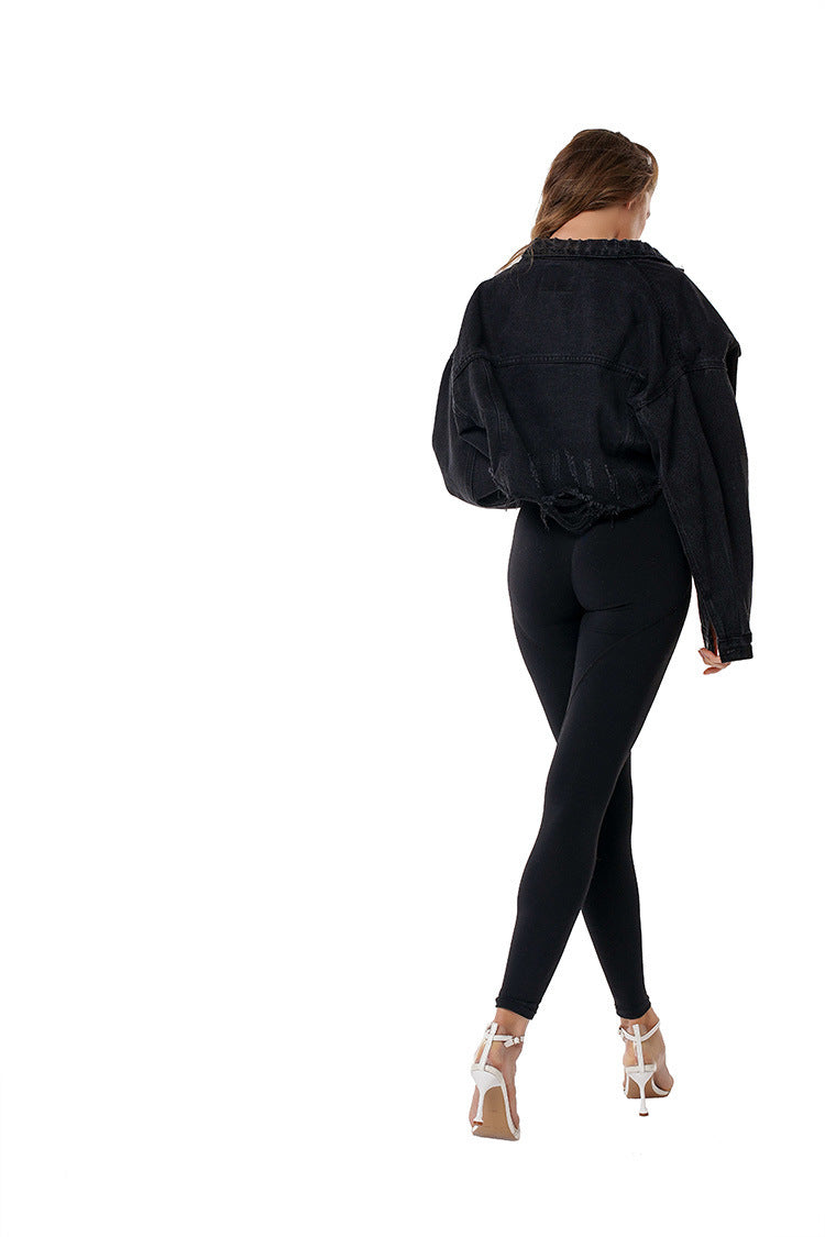 Women's Trendy Loose Fit Denim Jacket Casual Style 2