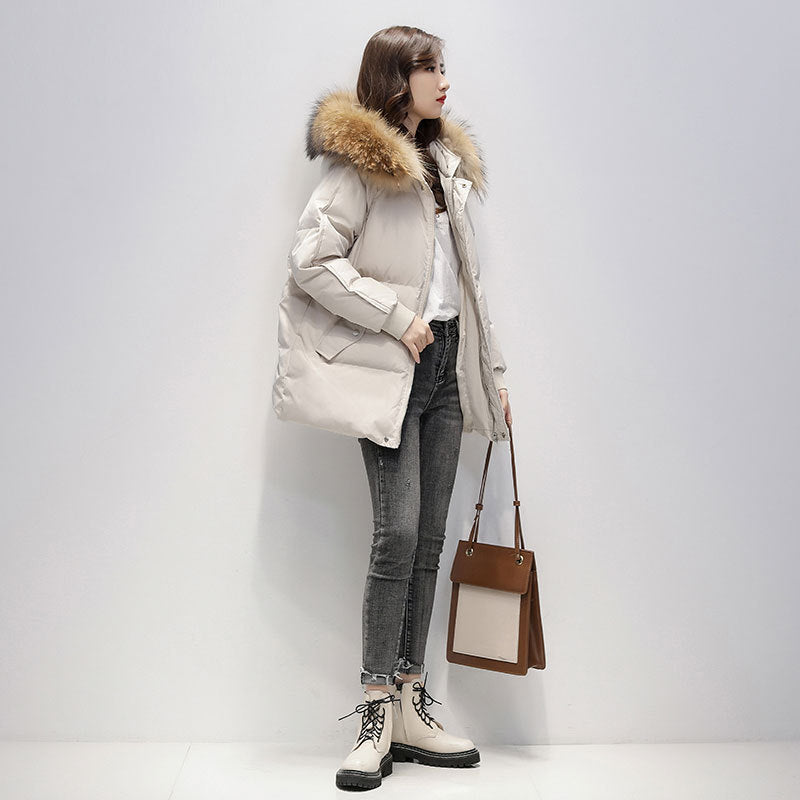 Women's Urban Style Down Padded Jacket Cotton 2