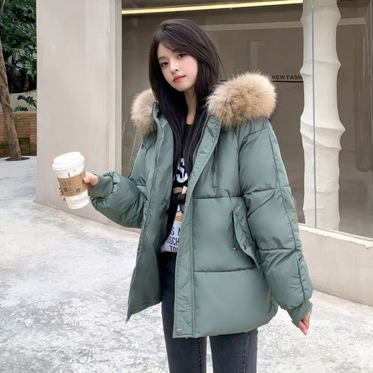 Women's Urban Style Down Padded Jacket Cotton 1