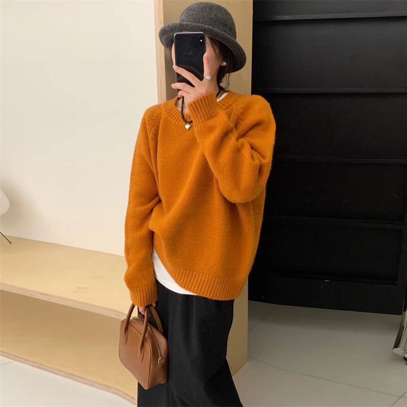 Women's Korean Style Knitted Top Elegant and Comfortable 3