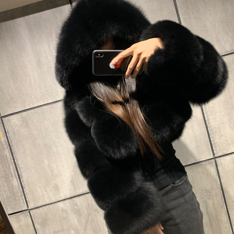 Women's Faux Fur Coat Stylish Winter Outerwear 2