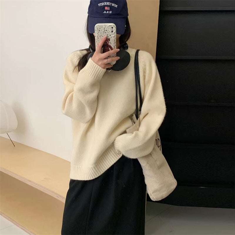 Women's Korean Style Knitted Top Elegant and Comfortable 9