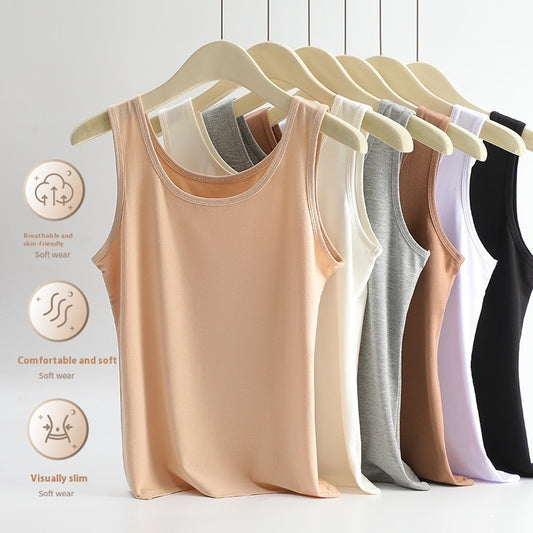 Women's Casual Sleeveless Modal Vest Comfortable Lightweight 1