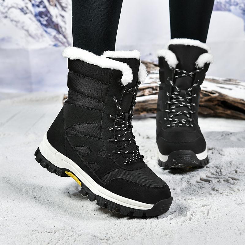 Men's High-Top Outdoor Snow Boots Camouflage Cotton 4