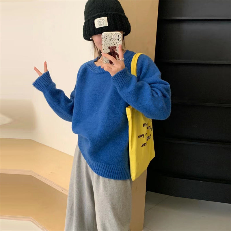 Women's Korean Style Knitted Top Elegant and Comfortable 1