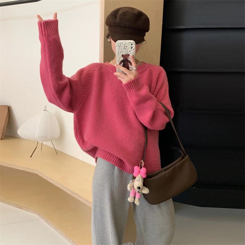 Women's Korean Style Knitted Top Elegant and Comfortable 2