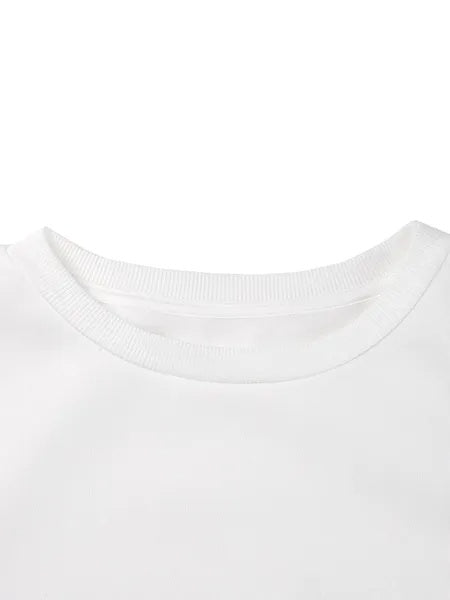 Women's Casual Pullover Sweater with American Football Print Cotton 3