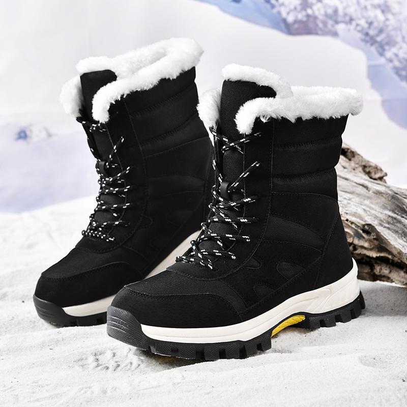 Men's High-Top Outdoor Snow Boots Camouflage Cotton 3