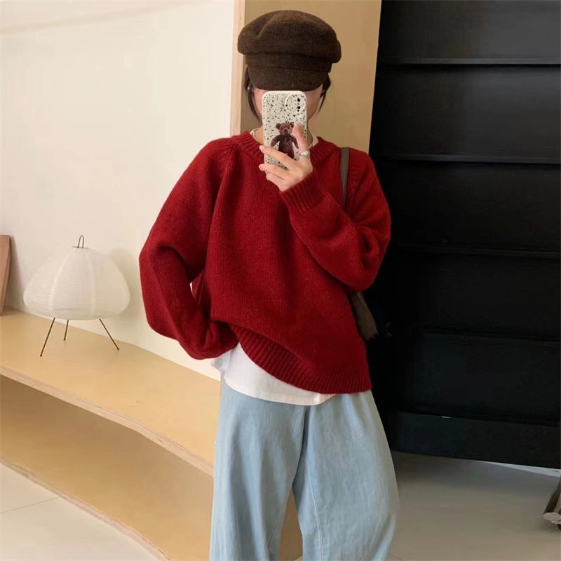 Women's Korean Style Knitted Top Elegant and Comfortable 7
