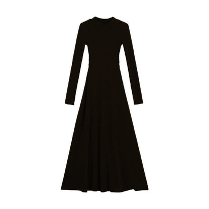 Women's Elegant A-Line Dress Slimming Polyester Long Sleeve 7