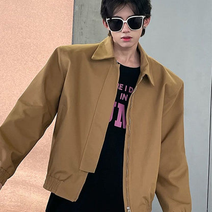 Women's Plus Size Solid Color Lapel Jacket Coat Thick Polyester 2