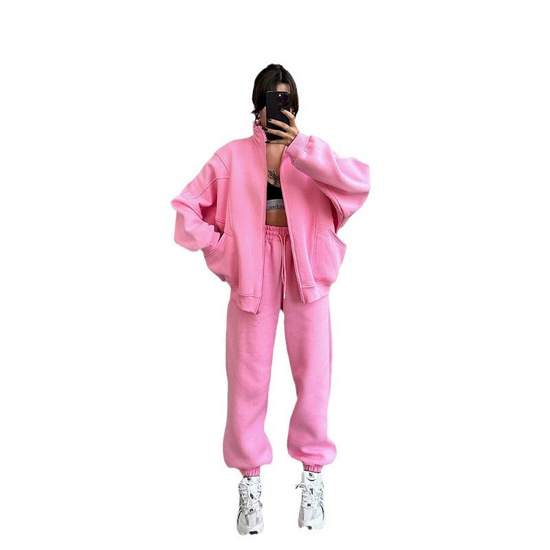 Women's Jogging Set Comfortable Cotton Blend Sweat Suit for Active Lifestyle 6