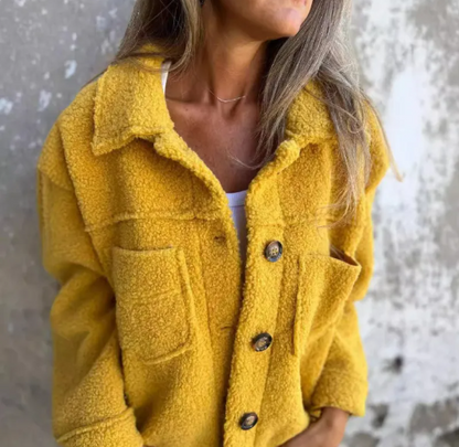Women's Winter Coat Wool Blend Elegant Plush Design for Comfort 3