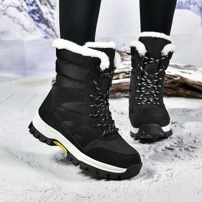 Men's High-Top Outdoor Snow Boots Camouflage Cotton 4