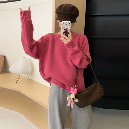 Women's Korean Style Knitted Top Elegant and Comfortable 2