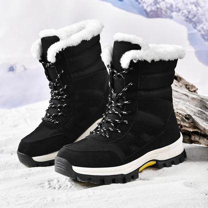 Men's High-Top Outdoor Snow Boots Camouflage Cotton 3