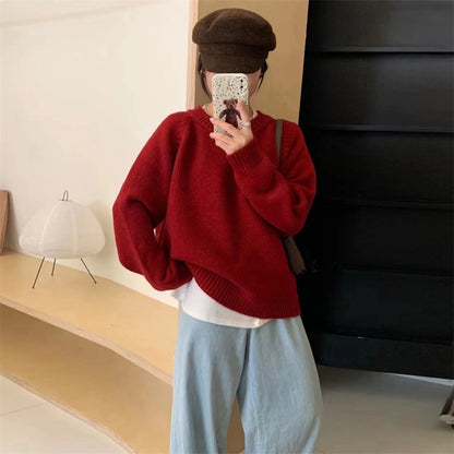 Women's Korean Style Knitted Top Elegant and Comfortable 7